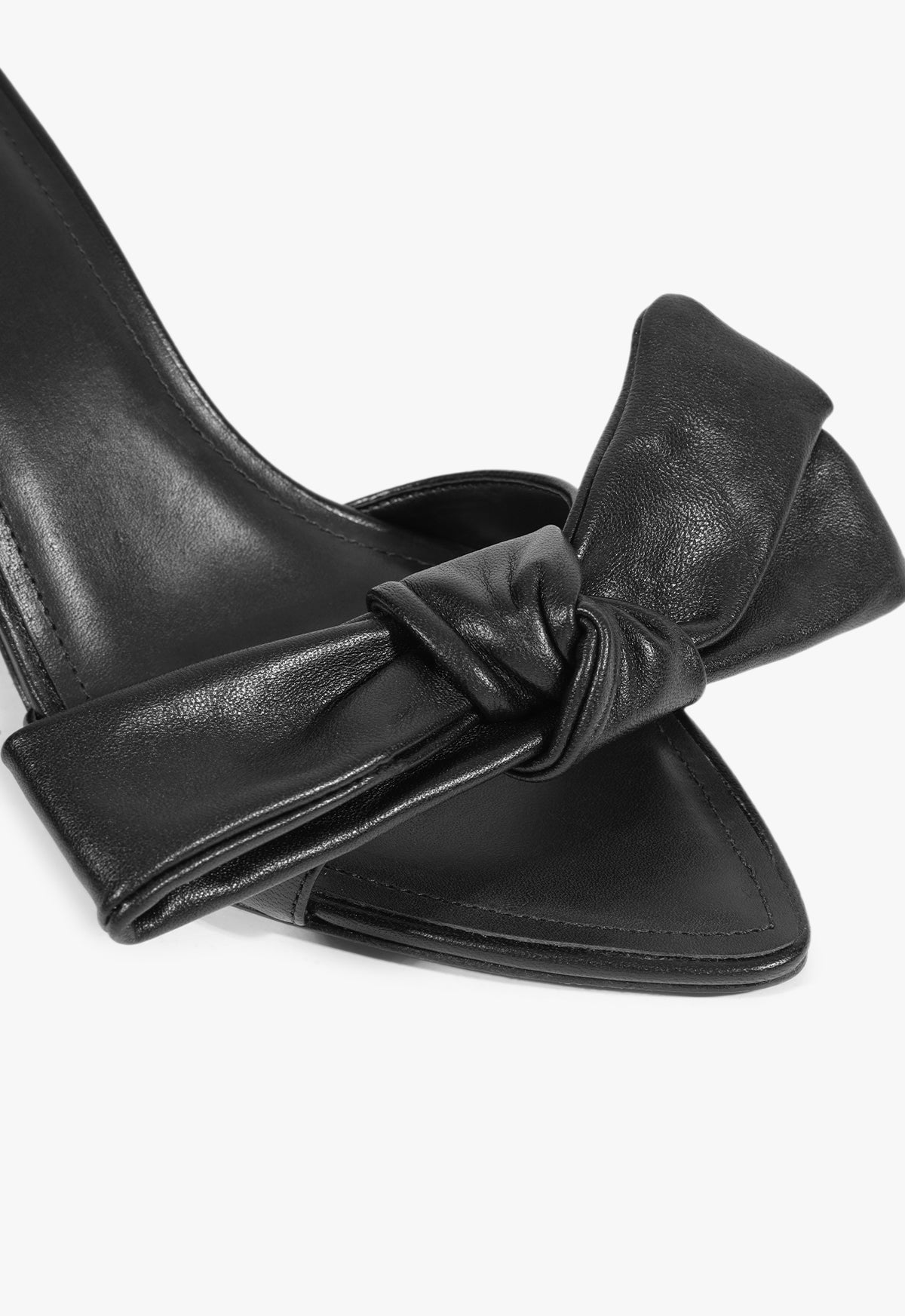 Elodie Bow Leather Sandal