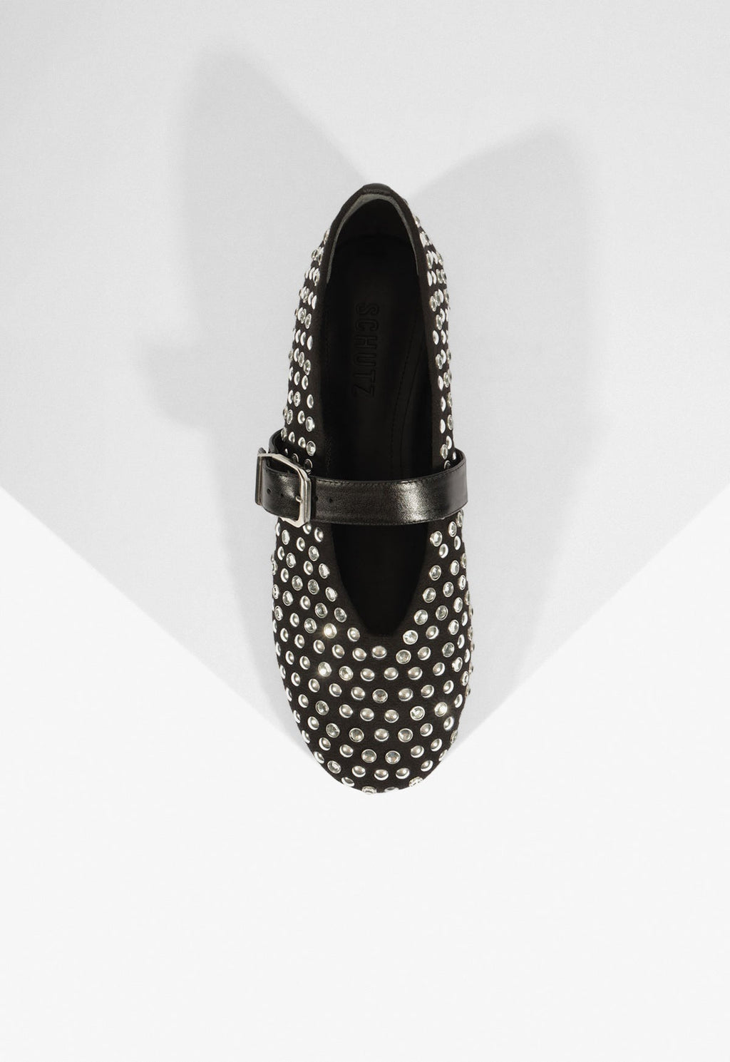 Vickie Studs Nubuck Flat