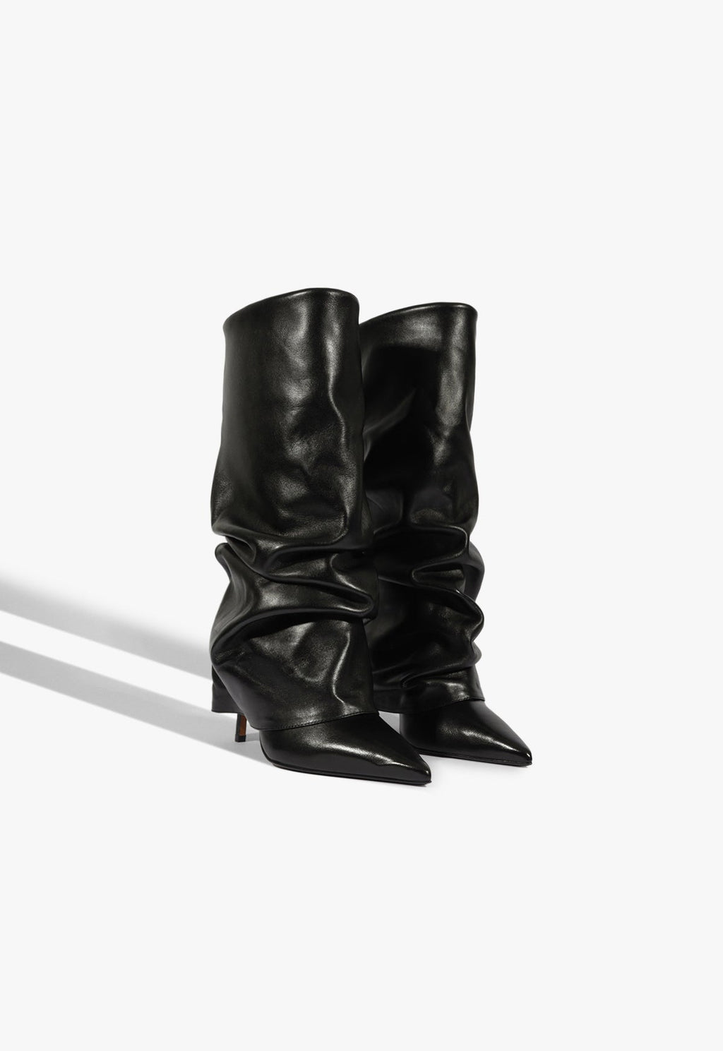 Mikki Cloak Leather Bootie