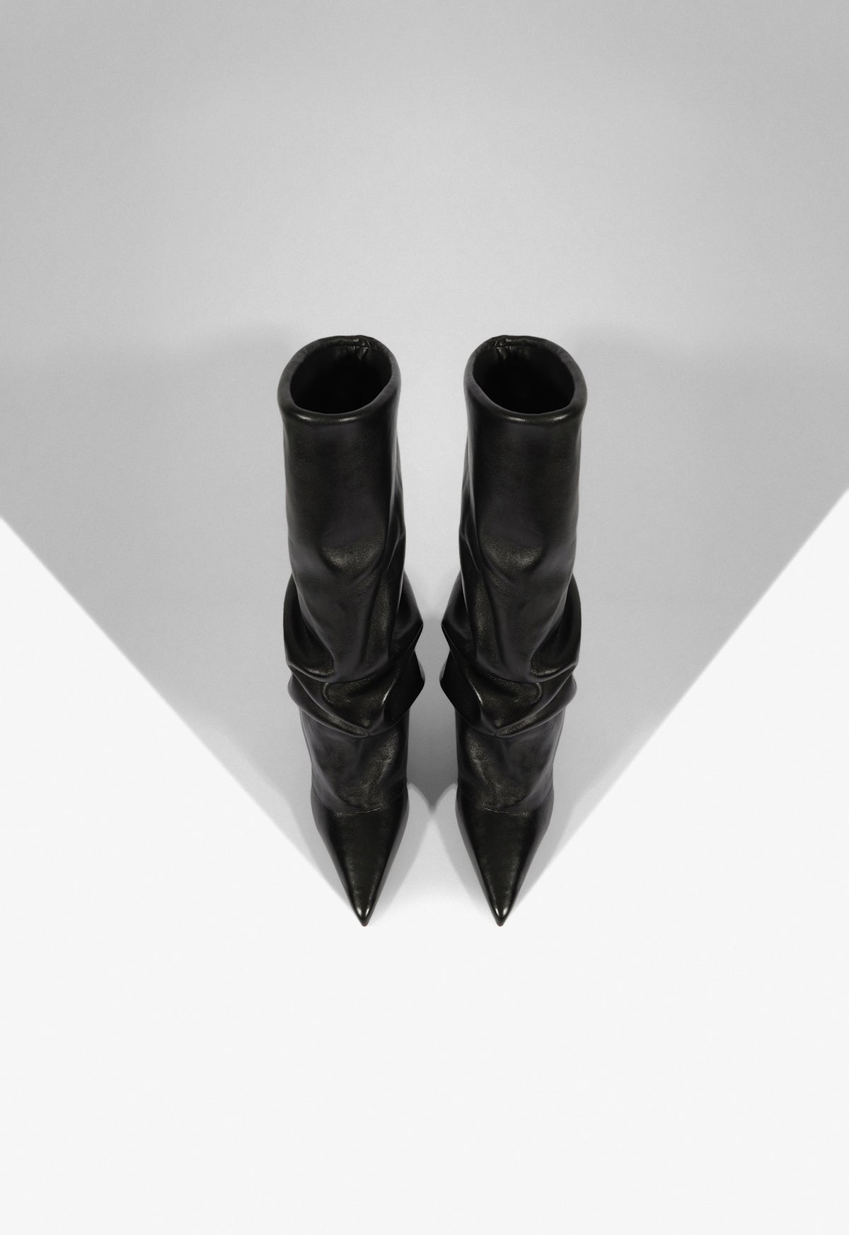 Mikki Cloak Leather Bootie