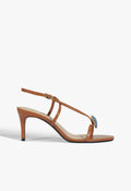 Azure Mid Embellished Leather Sandal