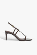 Azure Mid Patent Sandal