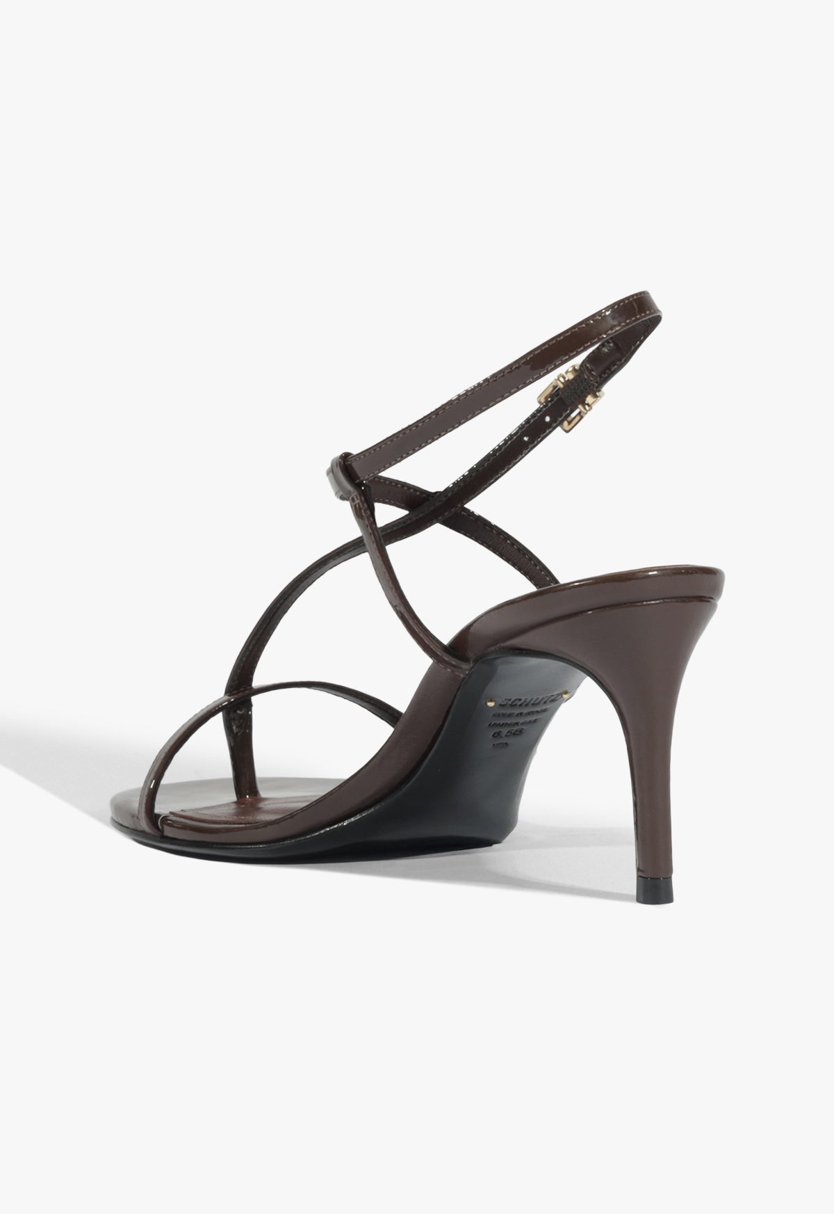 Azure Mid Patent Sandal