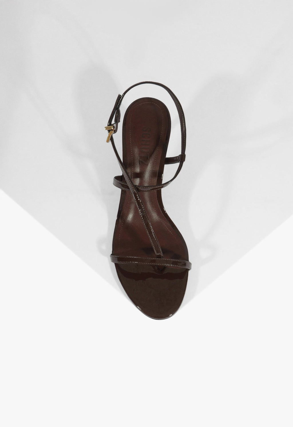 Azure Mid Patent Sandal