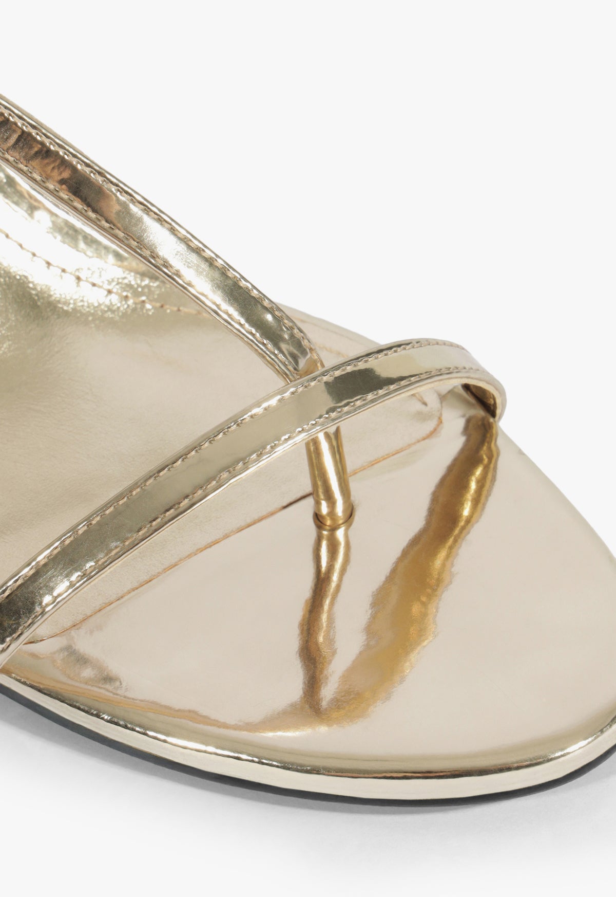 Azure Mid Metallic Sandal