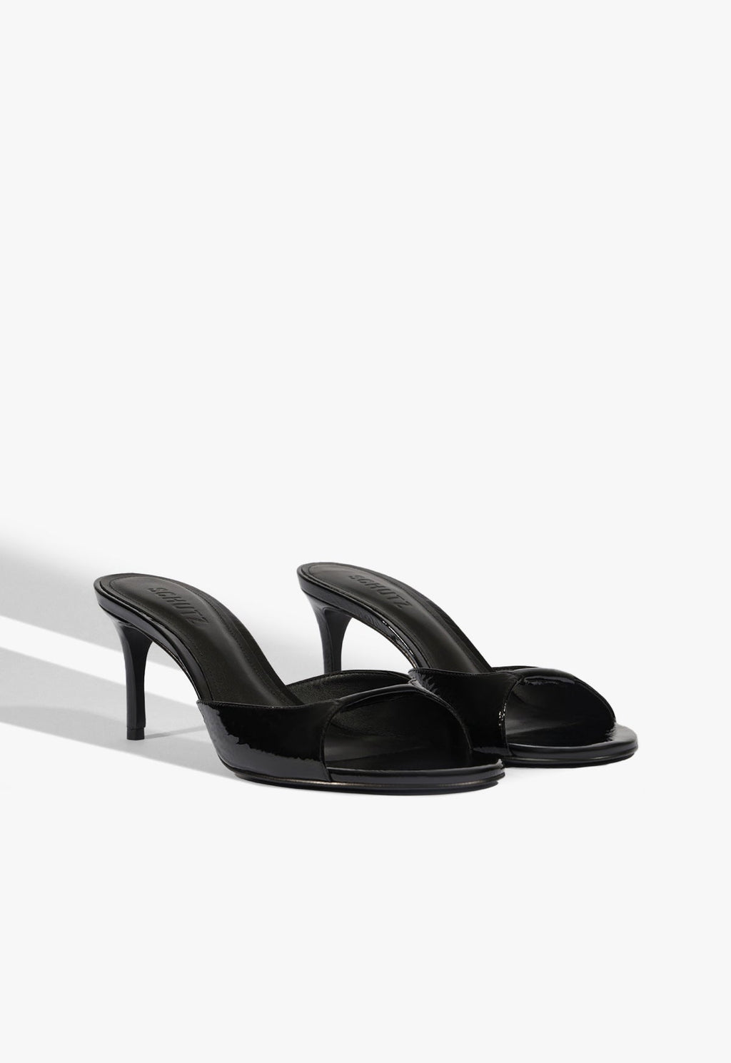 Arlette Mule Patent Leather Sandal
