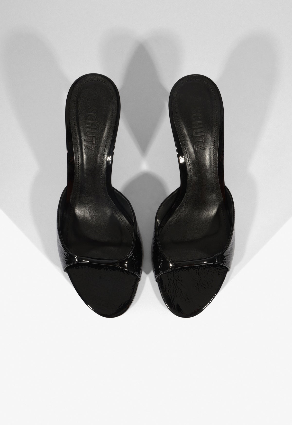 Arlette Mule Patent Leather Sandal