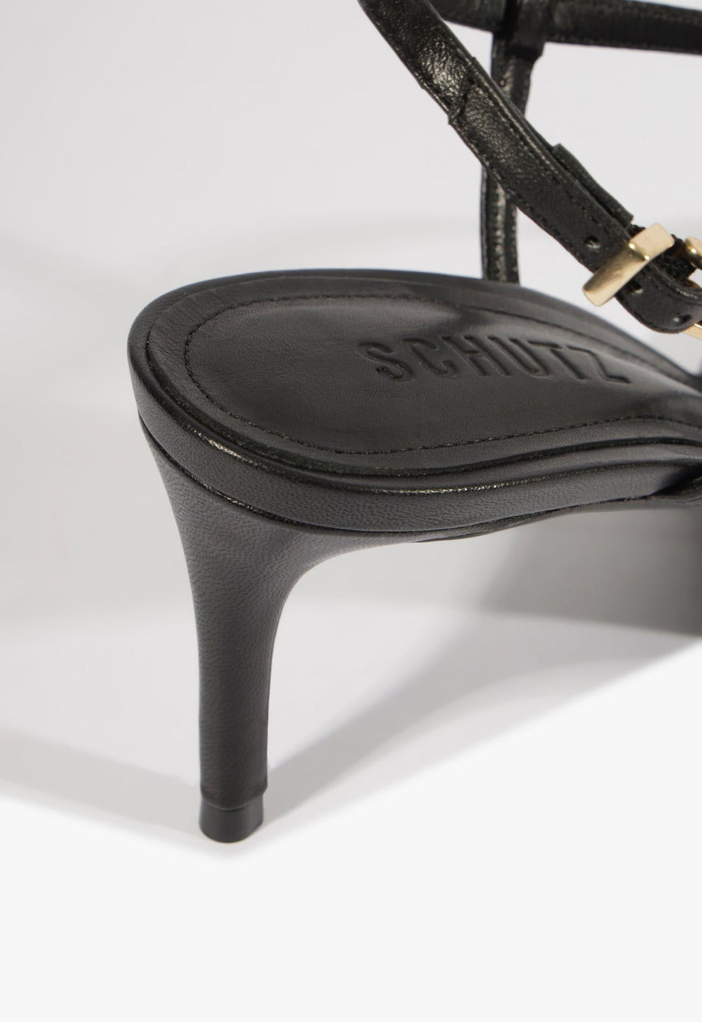 Avaline Leather Stiletto Sandal