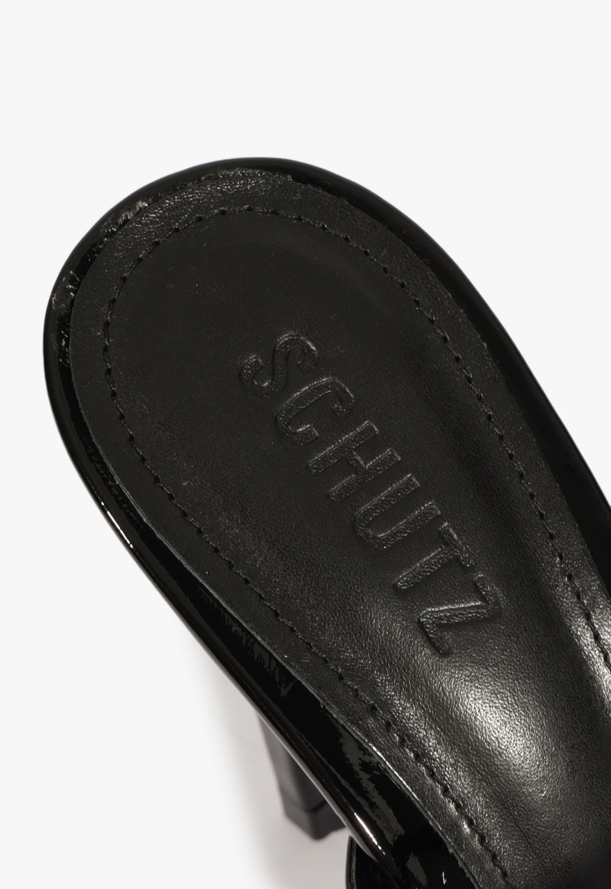 Jessica Mule Patent Sandal