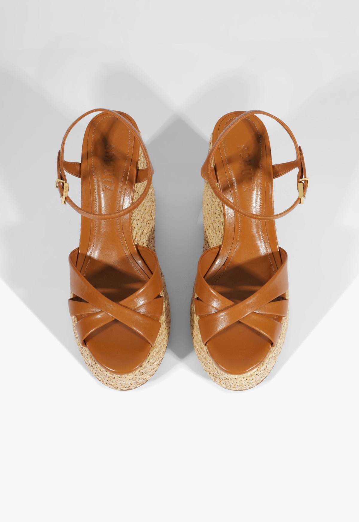 Keefa Raffia Wedge Sandal