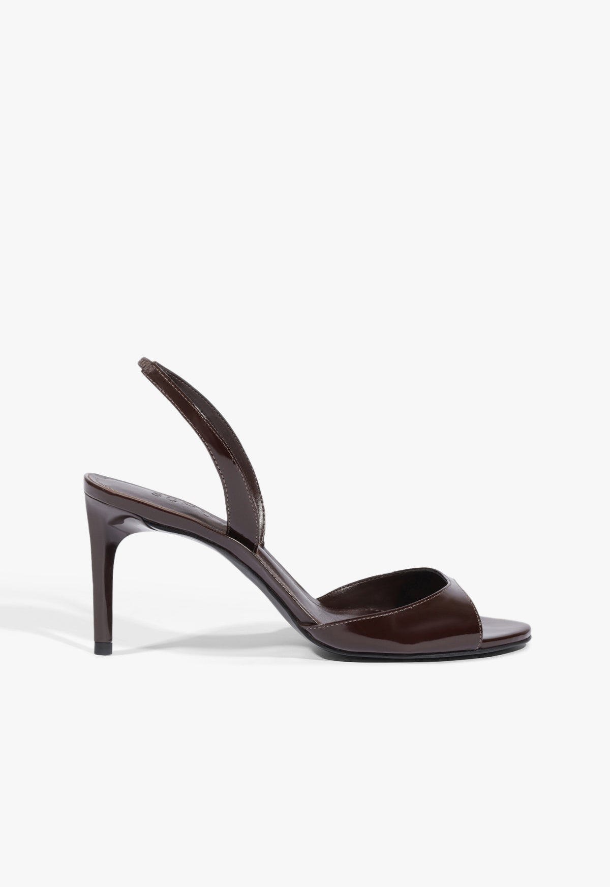 Scarlett Sling Mid Patent Leather Sandal