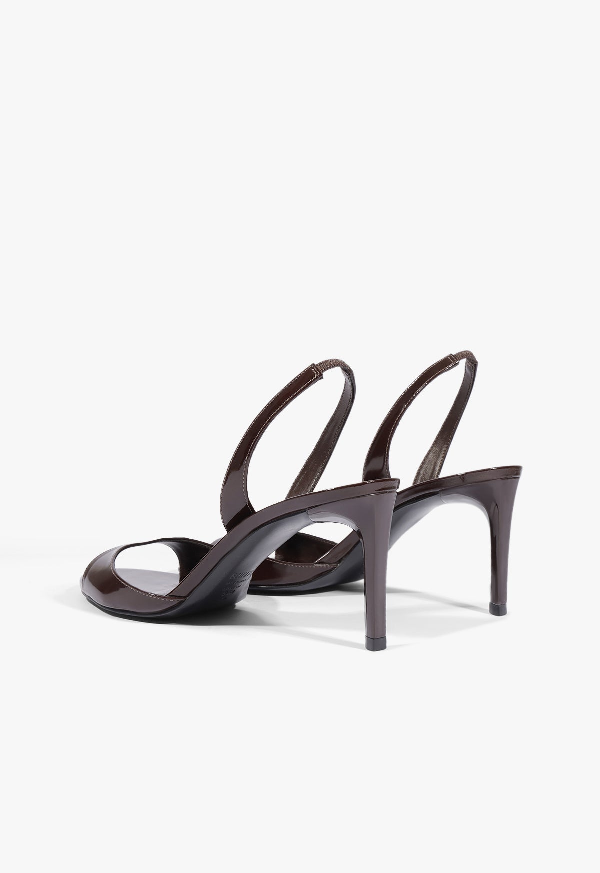 Scarlett Sling Mid Patent Leather Sandal