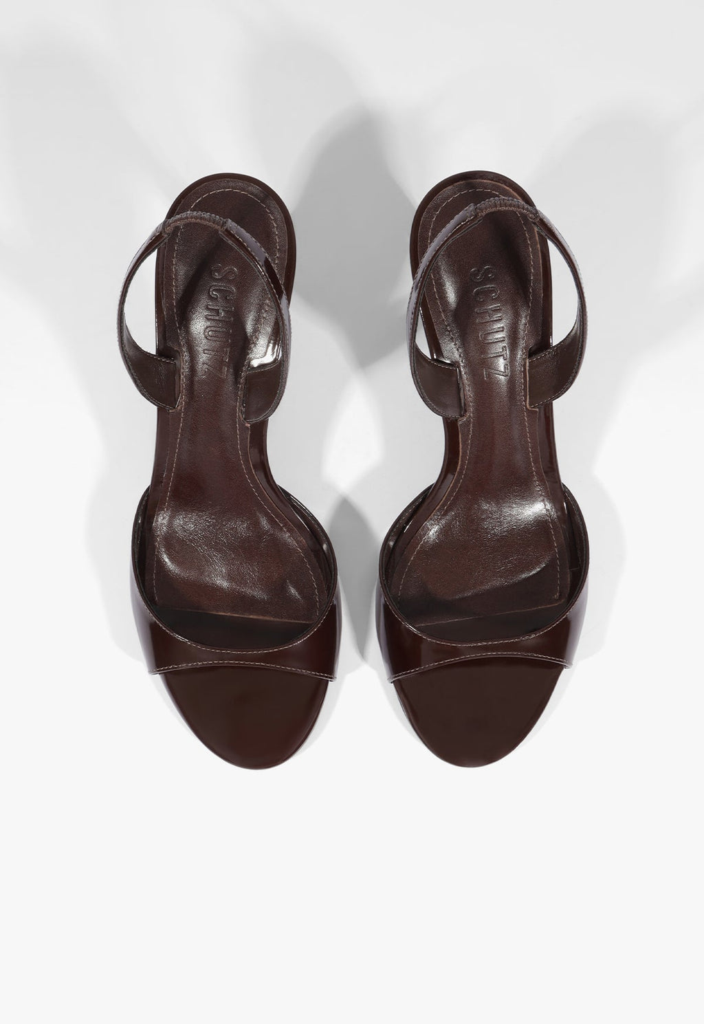 Scarlett Sling Mid Patent Leather Sandal