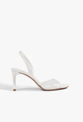 Scarlett Sling Mid Vinyl Patent Sandal