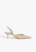 Paola Mid Leather Pump