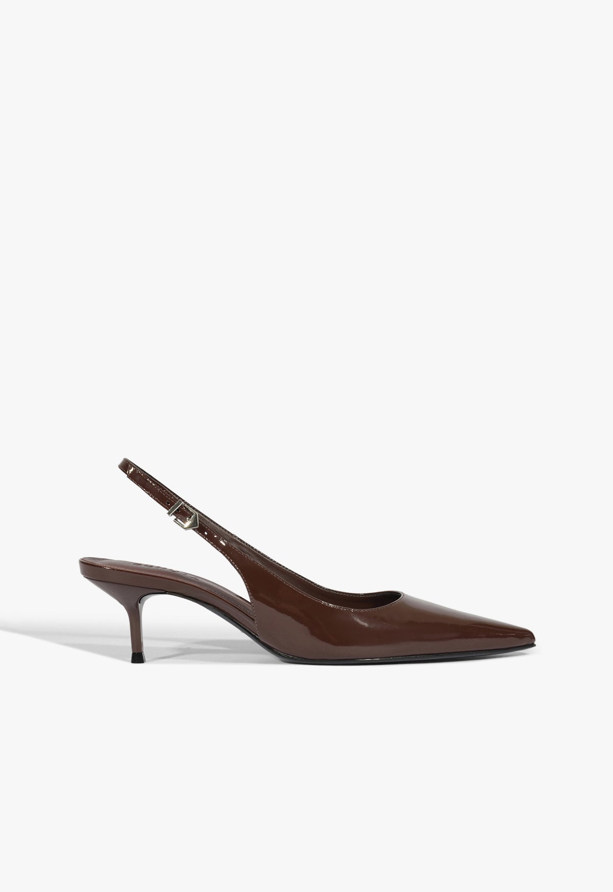Paola Mid Patent Leather Pump
