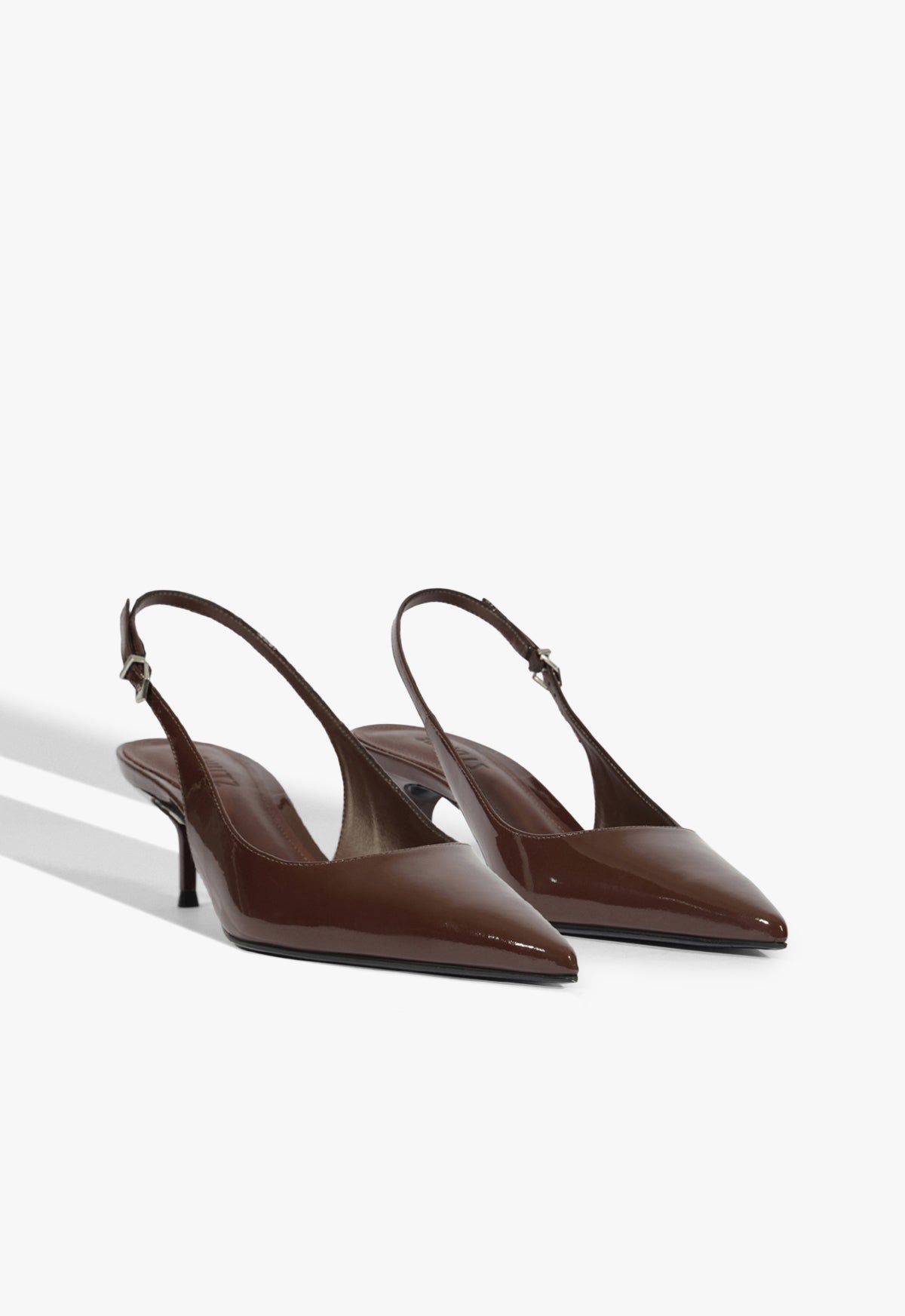 Paola Mid Patent Leather Pump