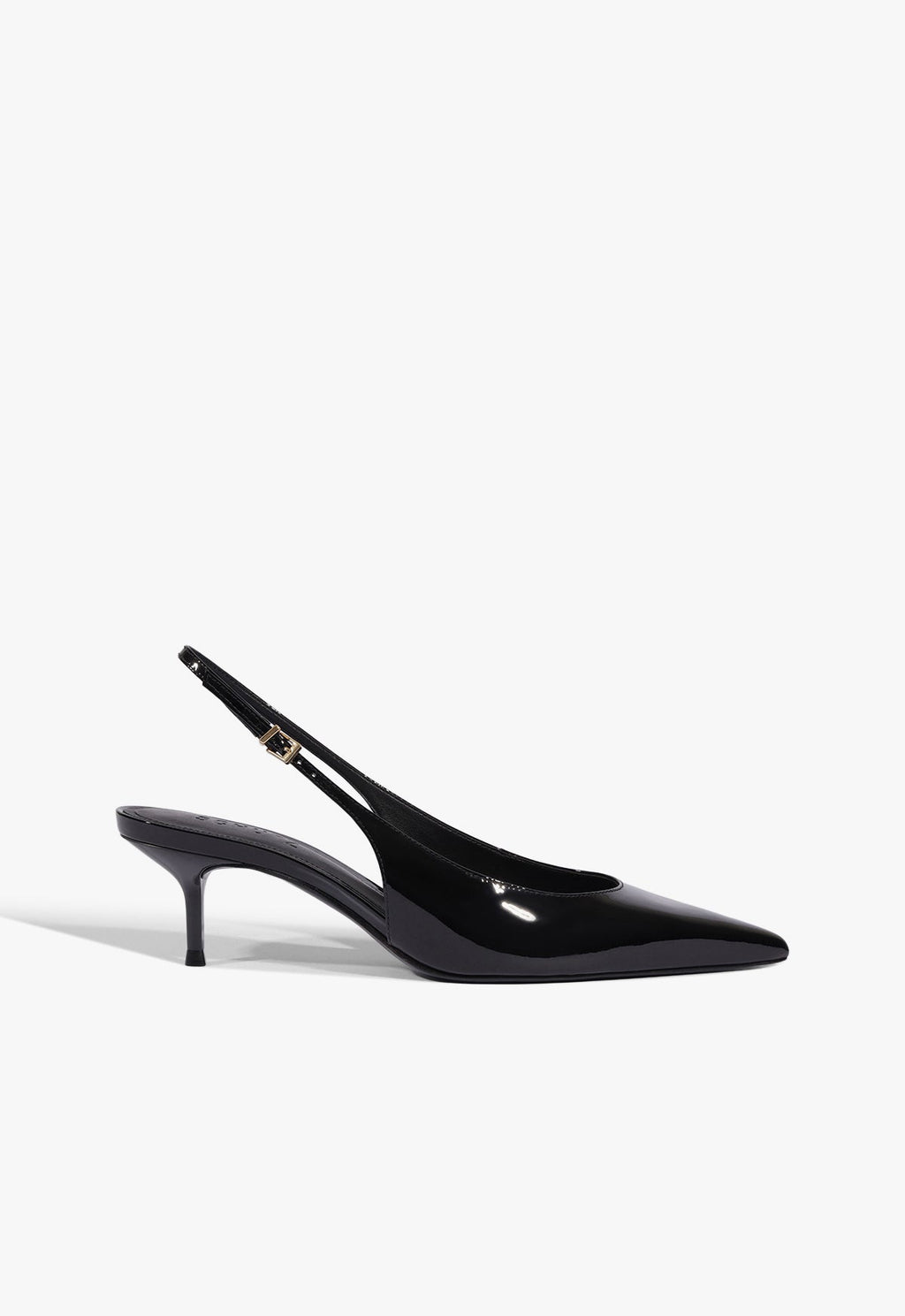 Paola Mid Patent Leather Pump