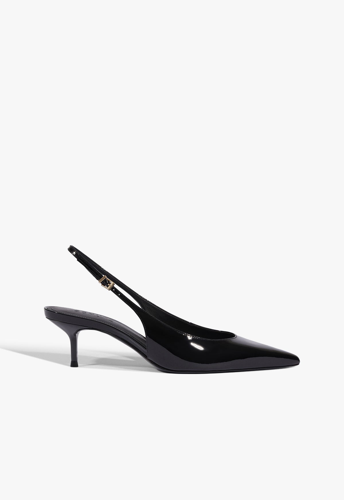 Paola Mid Patent Leather Pump