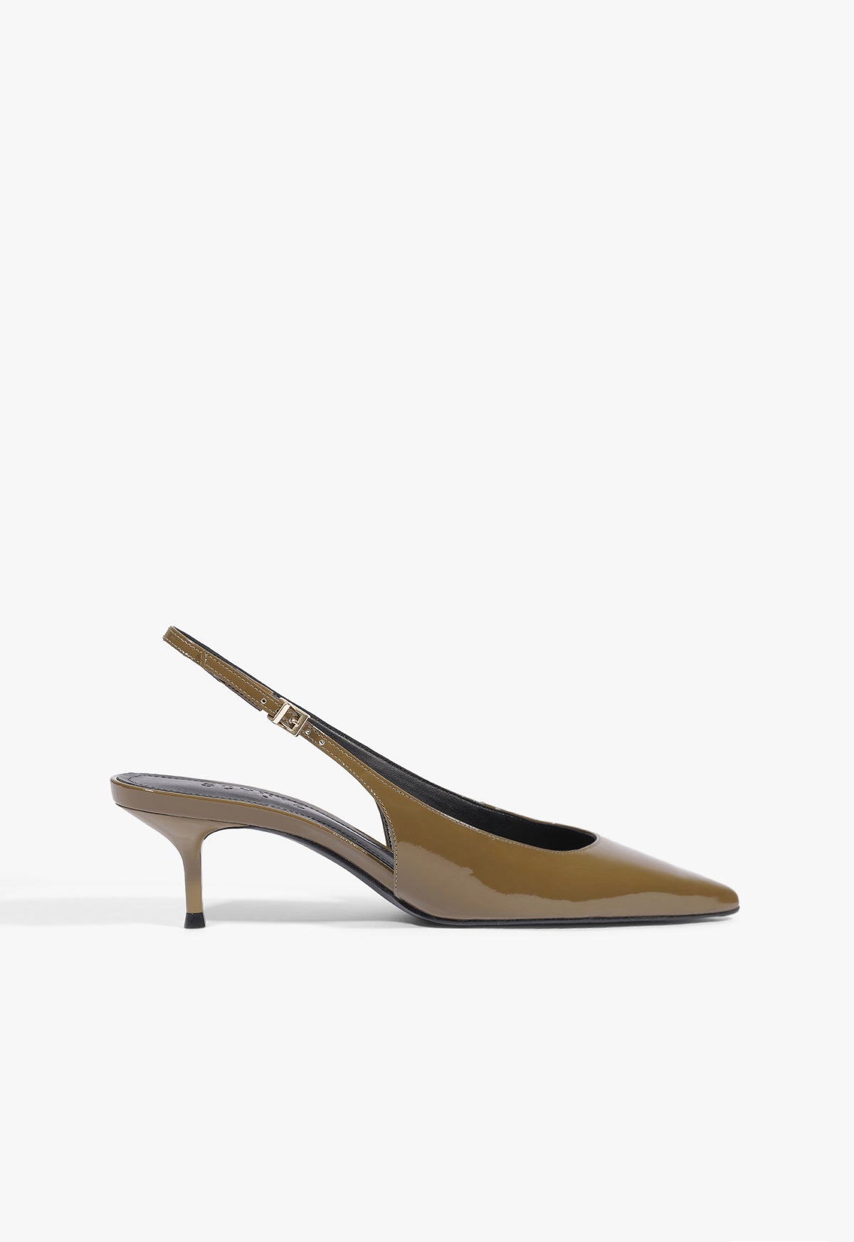 Paola Mid Patent Leather Pump