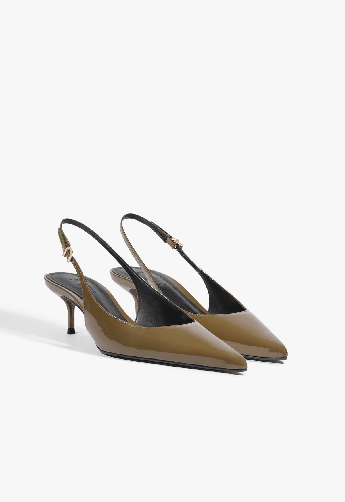 Paola Mid Patent Leather Pump