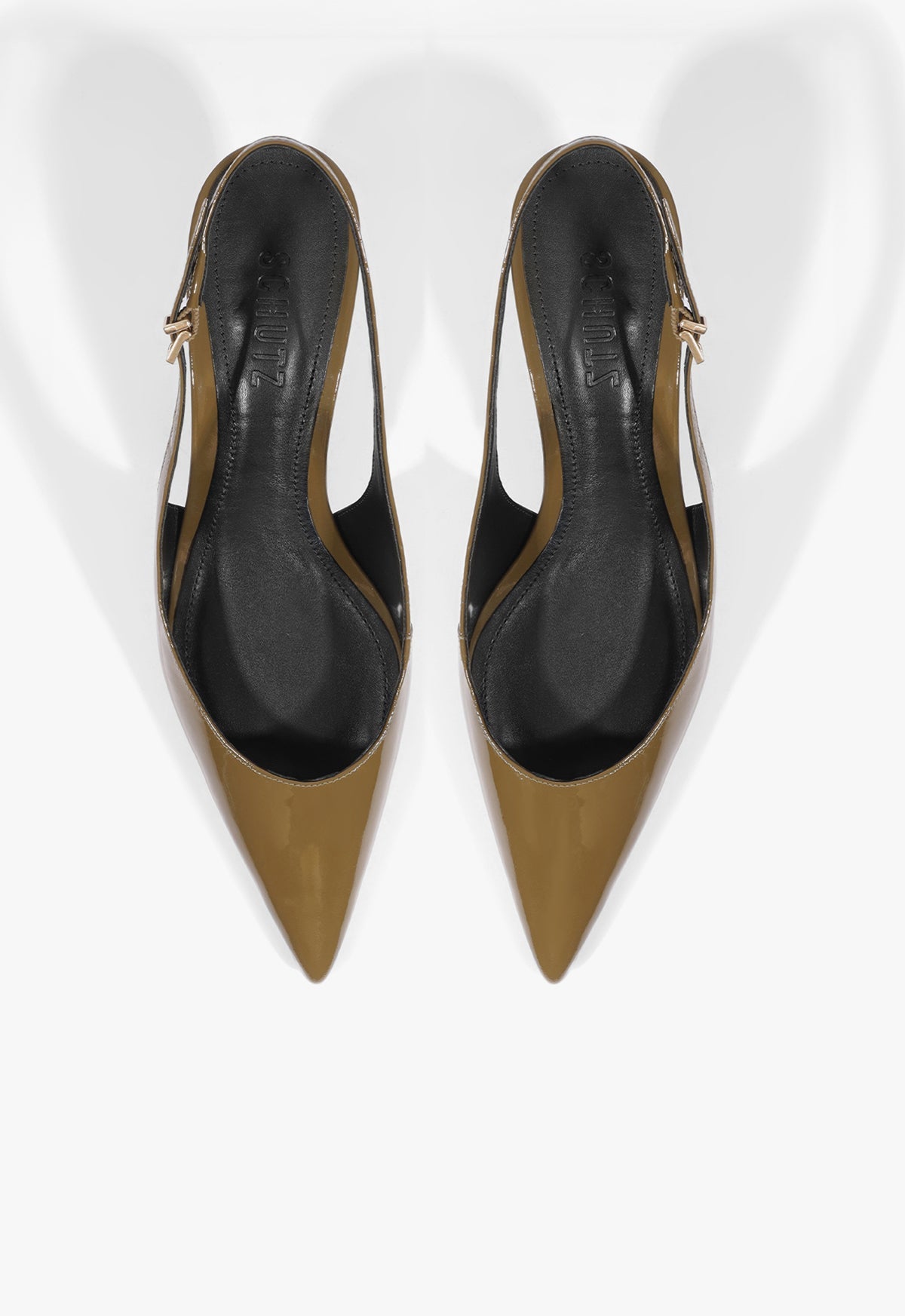 Paola Mid Patent Leather Pump