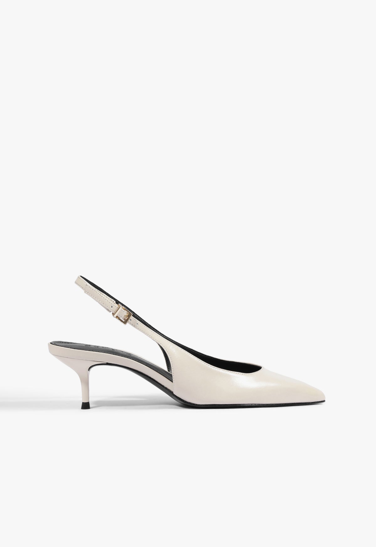 Paola Mid Leather Pump