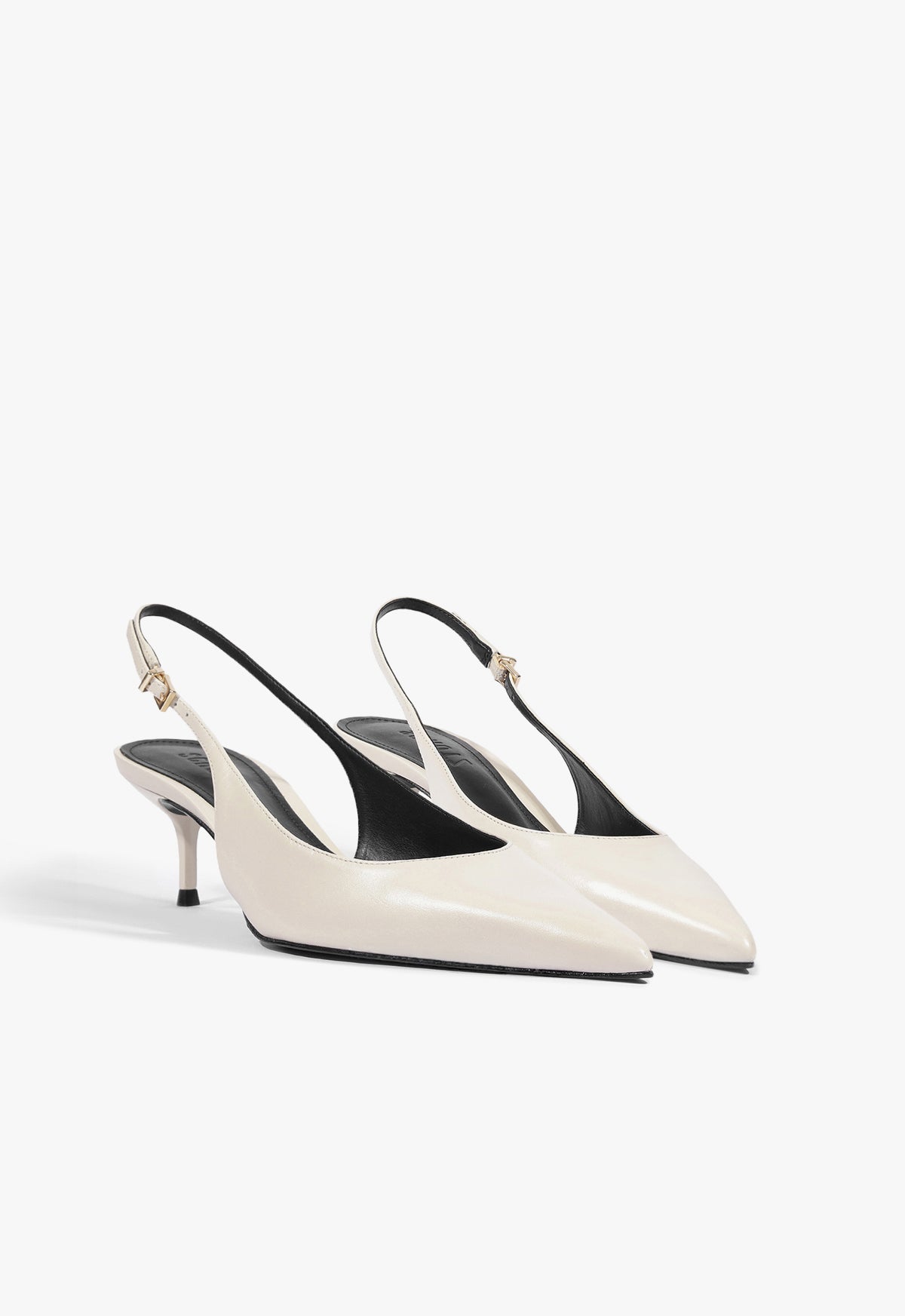 Paola Mid Leather Pump