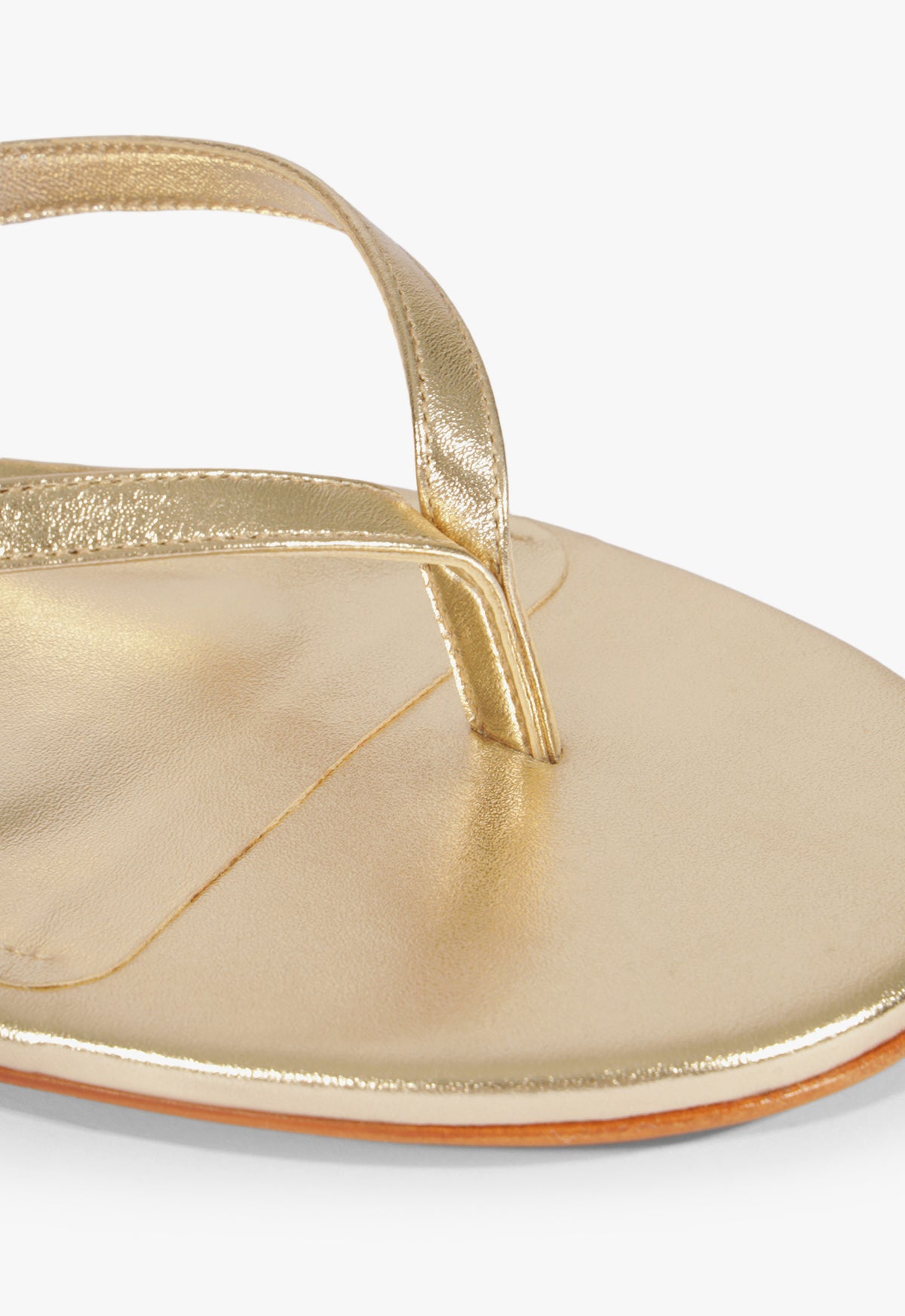 Carolyn Metallic Leather Sandal