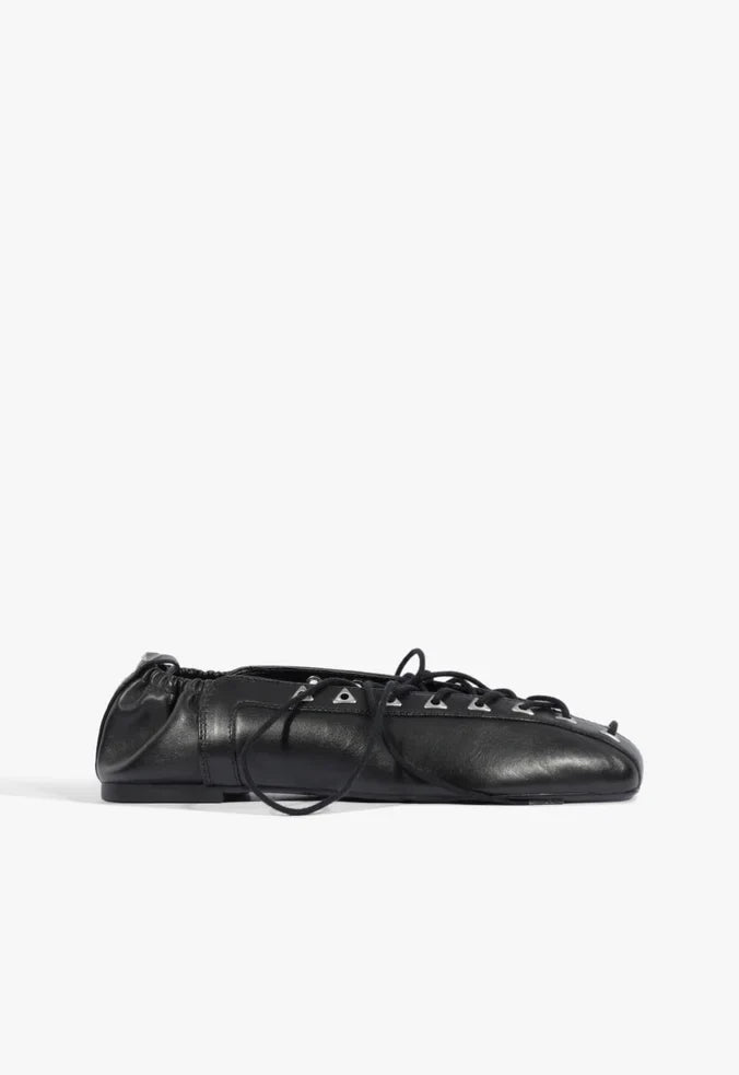 Lola Leather Flat