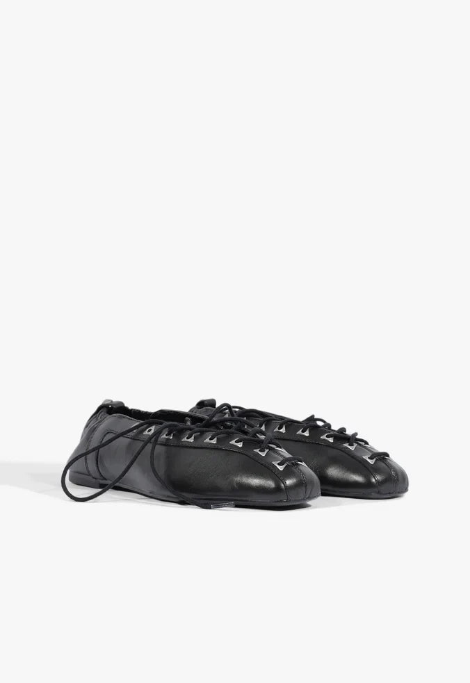 Lola Leather Flat