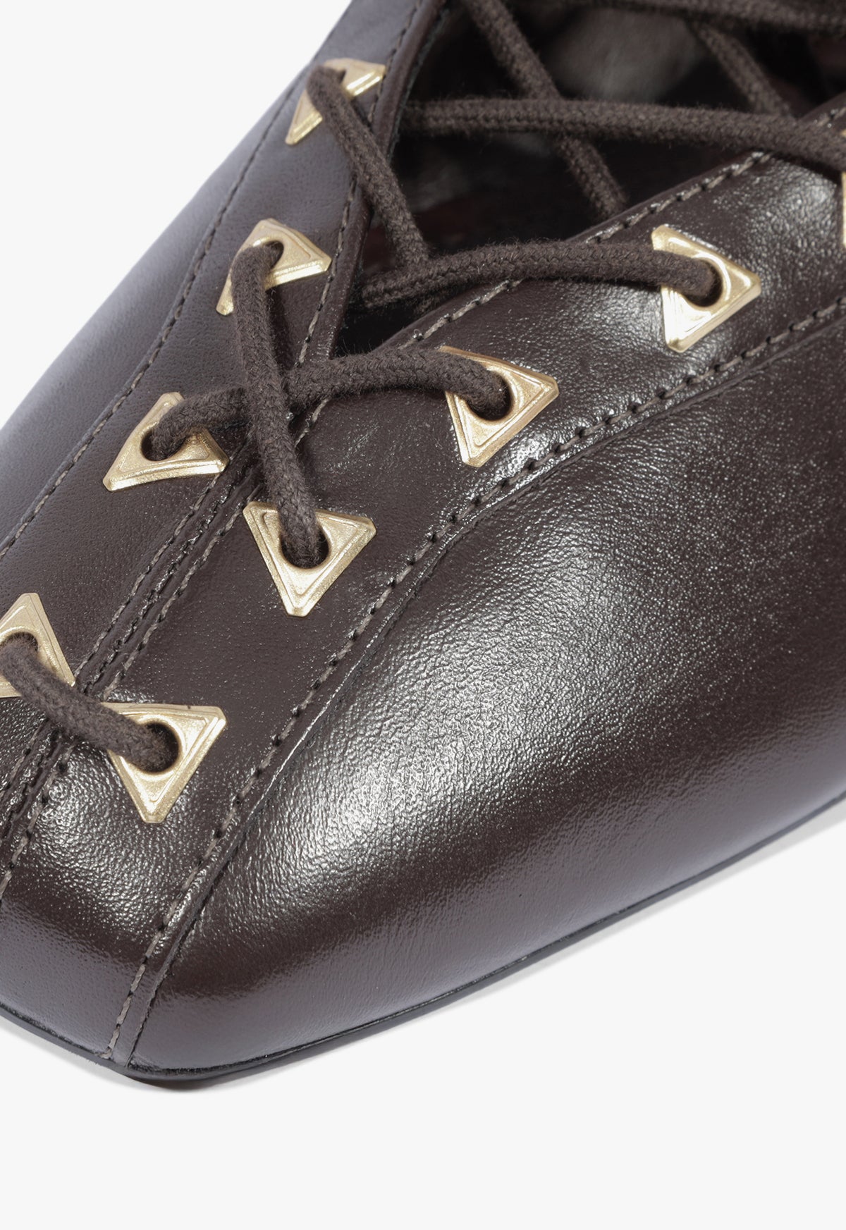 Lola Leather Flat