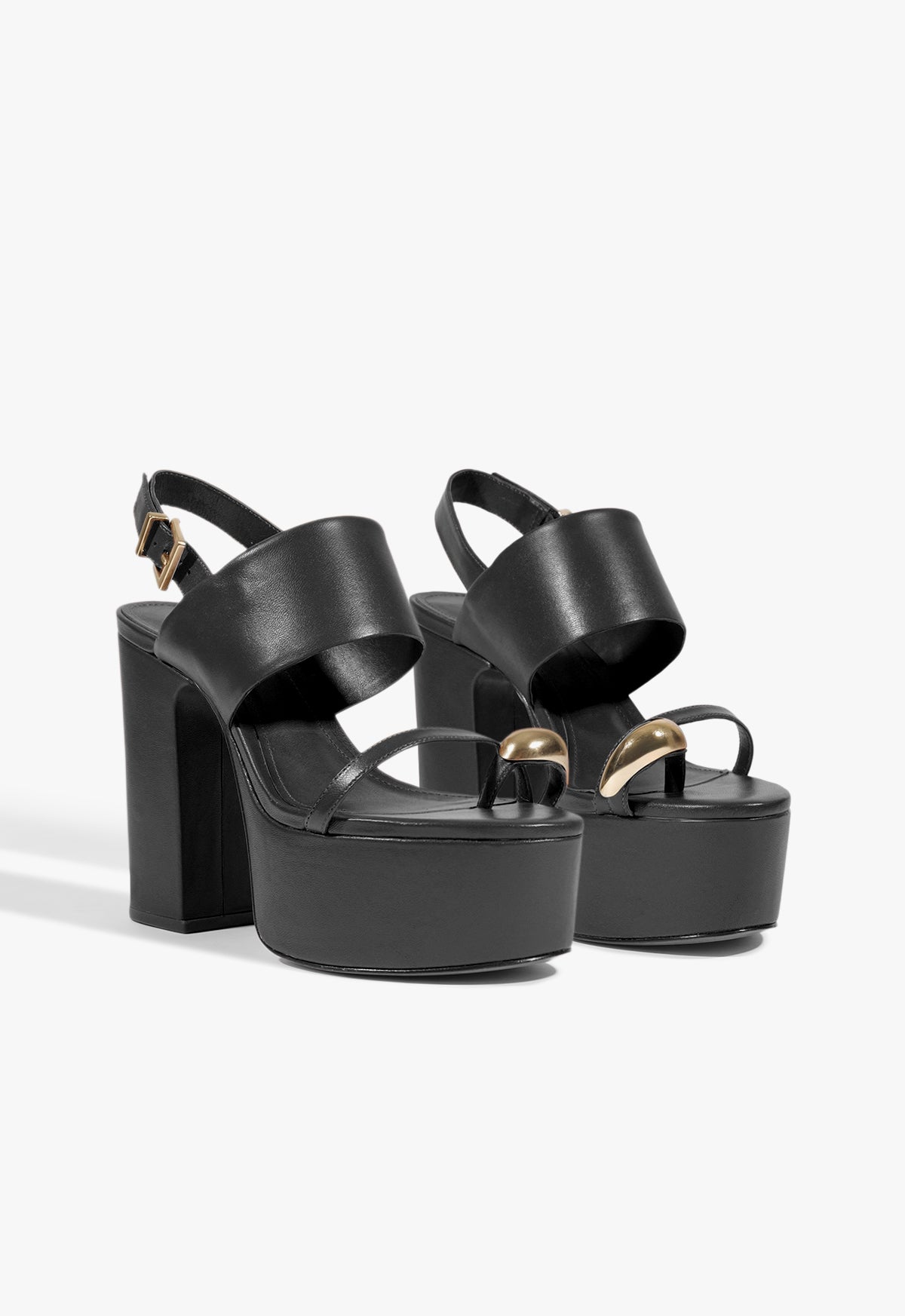 Mandy Platform Leather Sandal