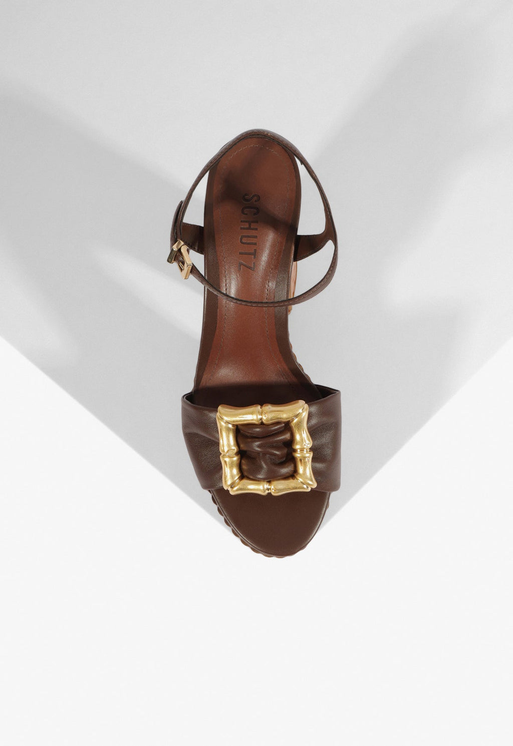Enola Bamboo Leather Platform Sandal
