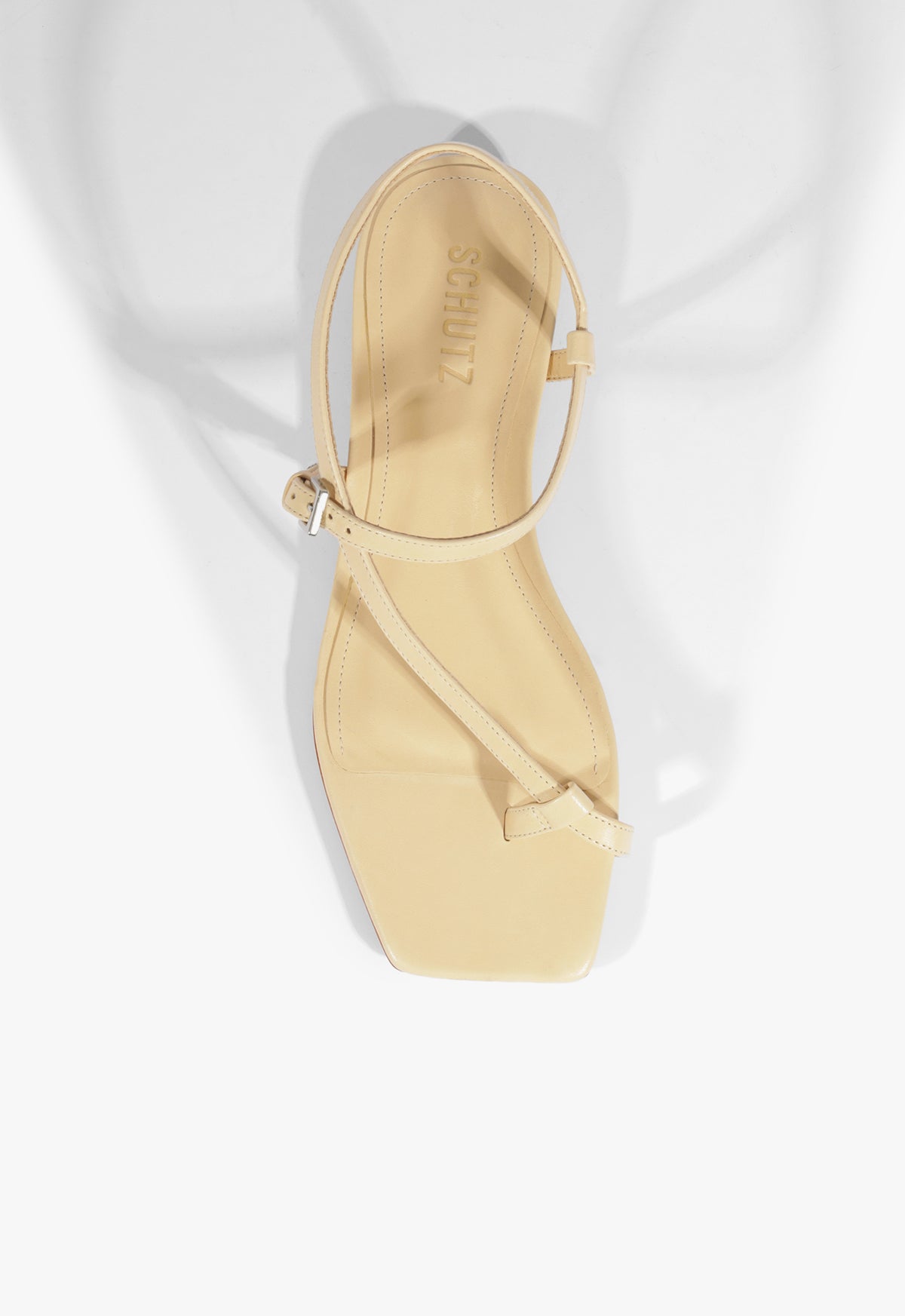 Lisa Beige Suede Flat Sandal