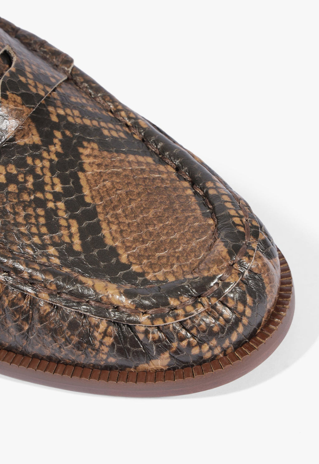 Tyche Leather Flat