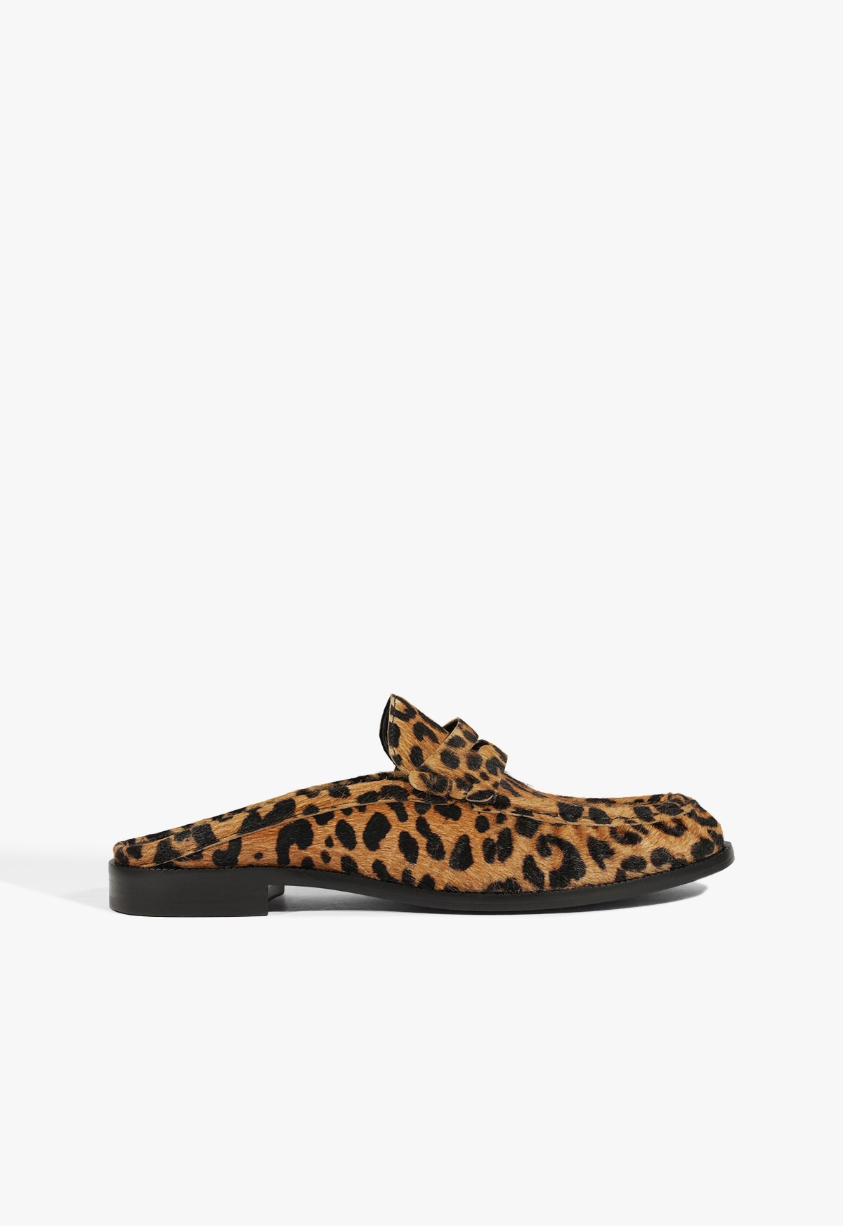 Tyche Mule Calf Hair Flat