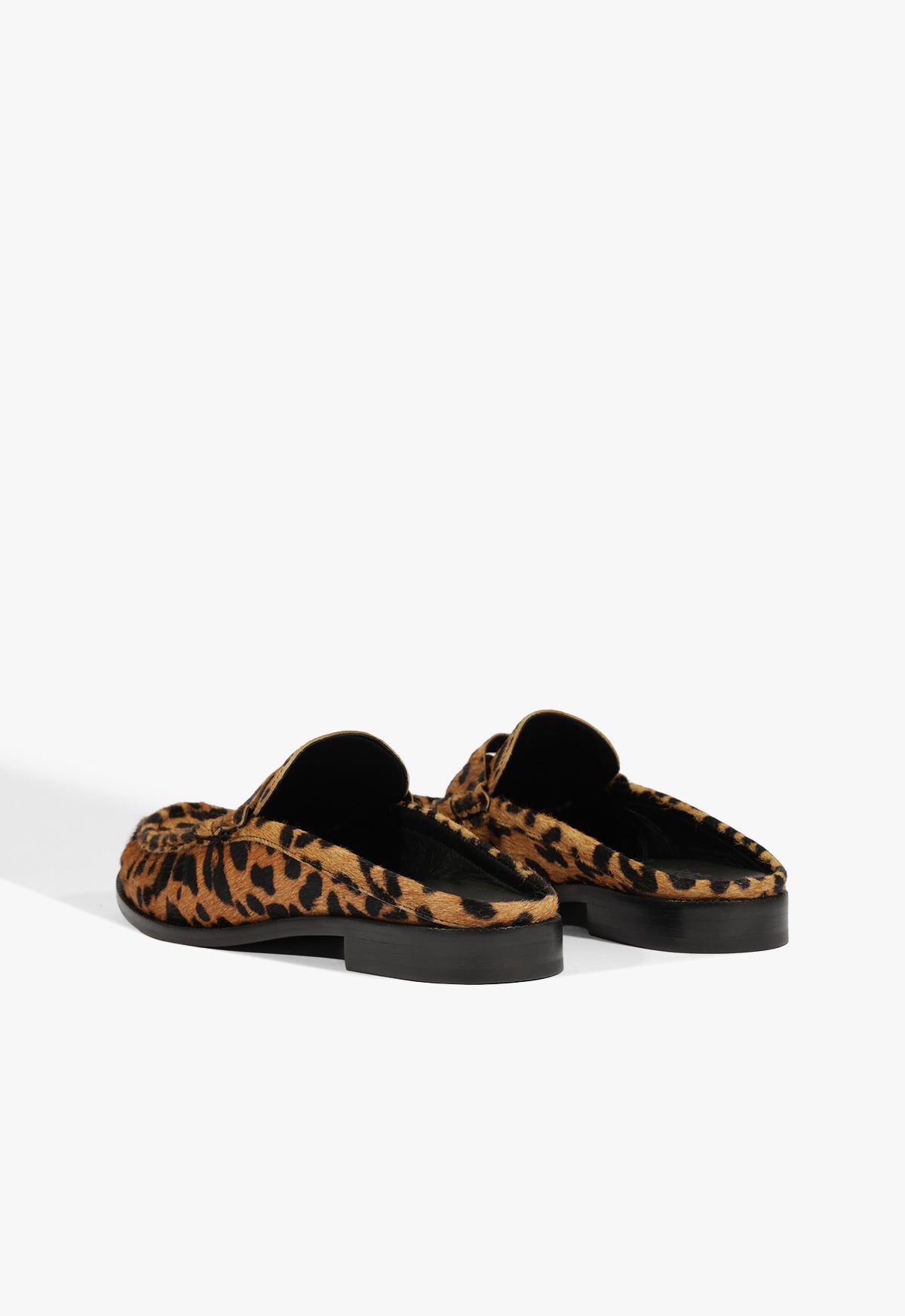 Tyche Mule Calf Hair Flat