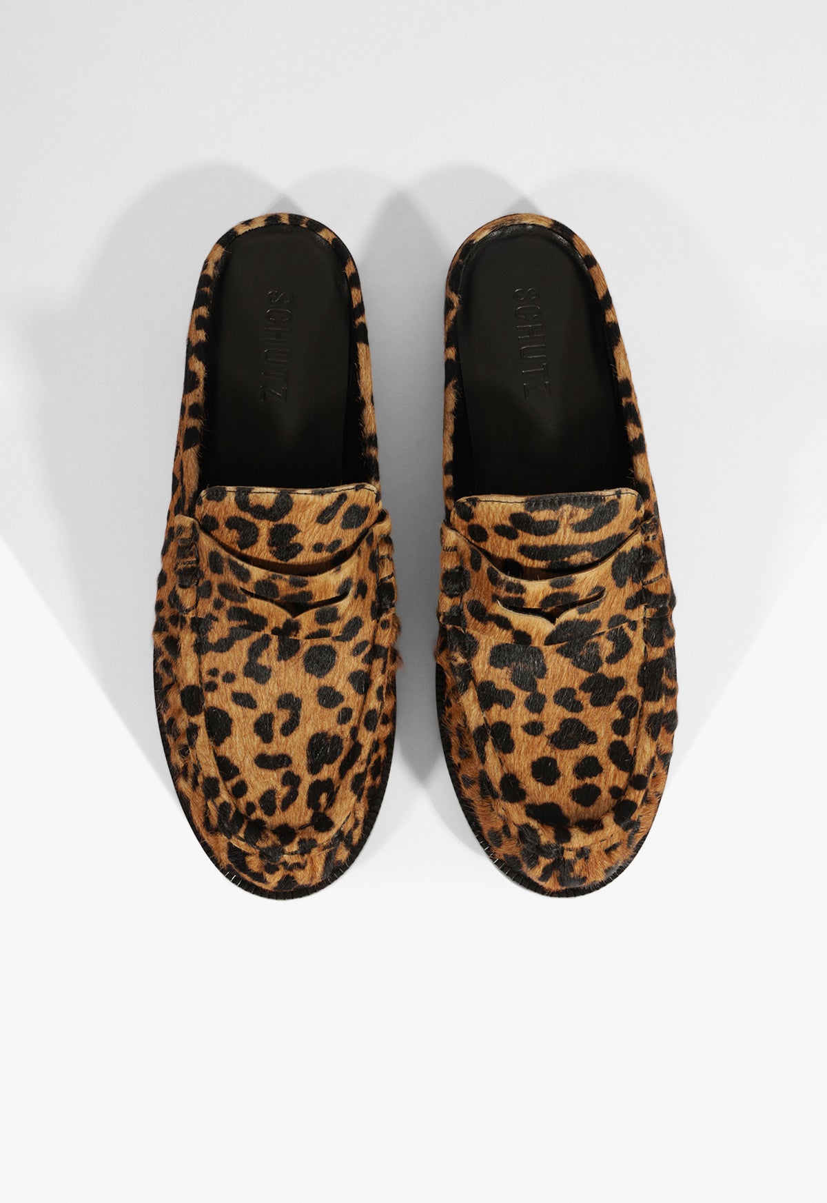 Tyche Mule Calf Hair Flat