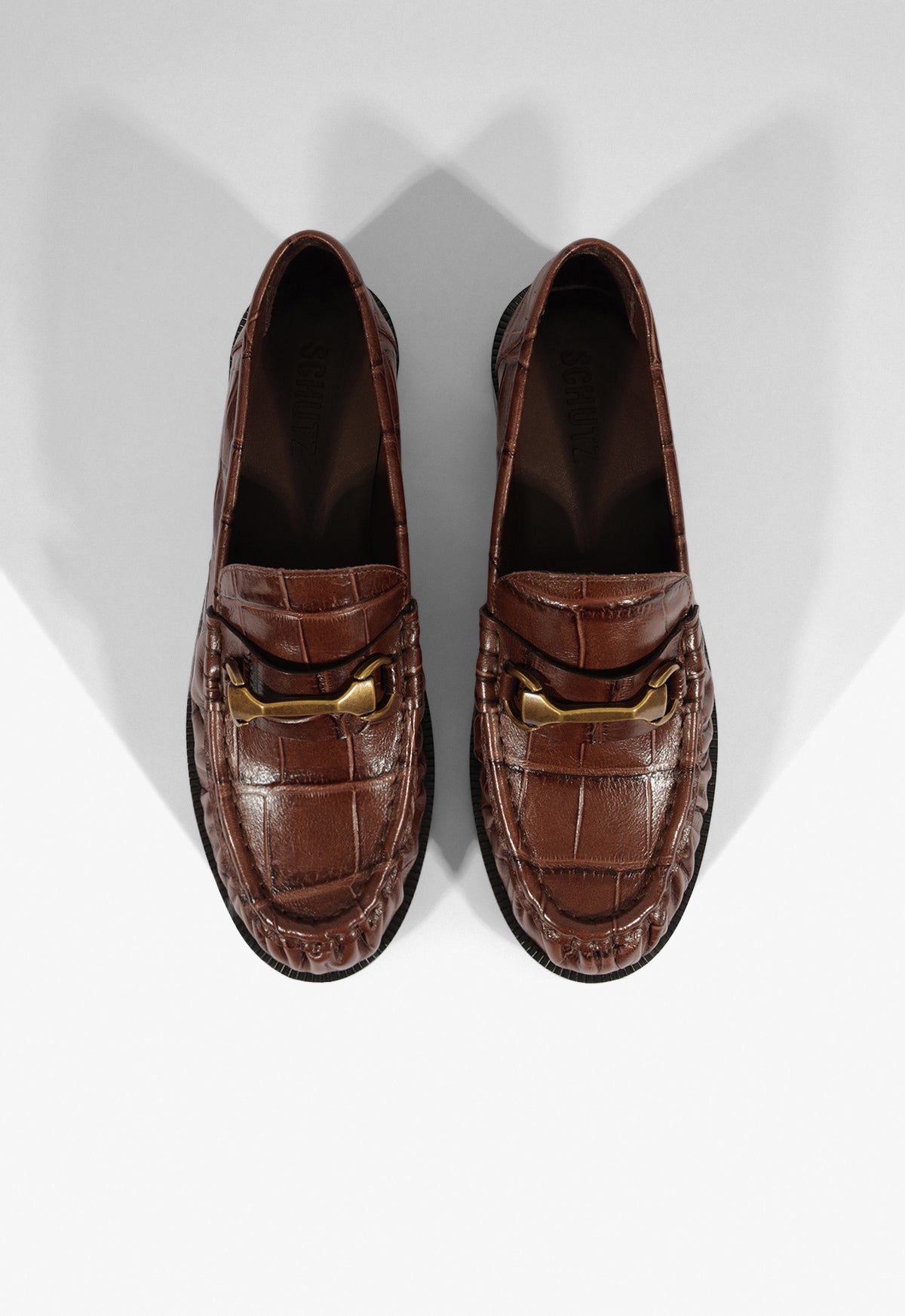 Yasmina Croc Flat