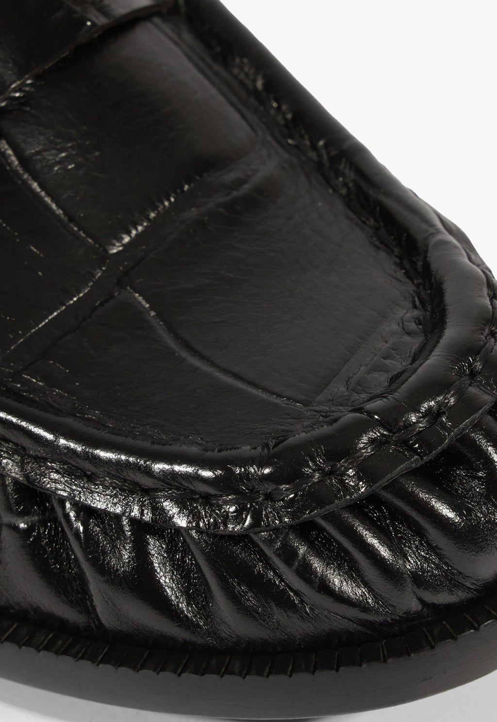 Yasmina Croc Flat