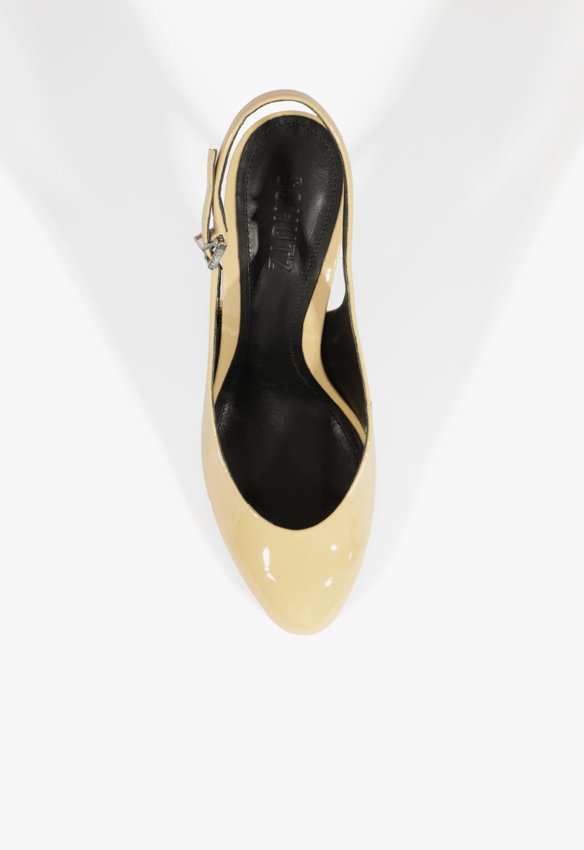 Geraldine Sling Patent Pump