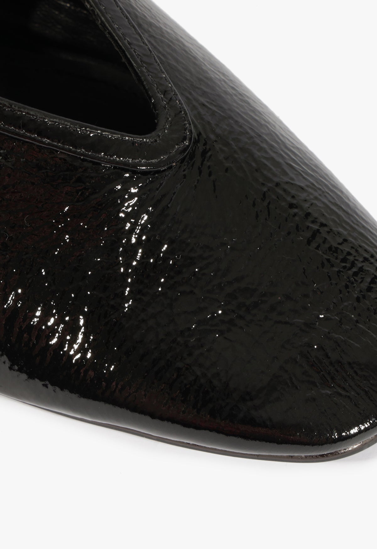 Vick Buckle Patent Leather Ballet Flat