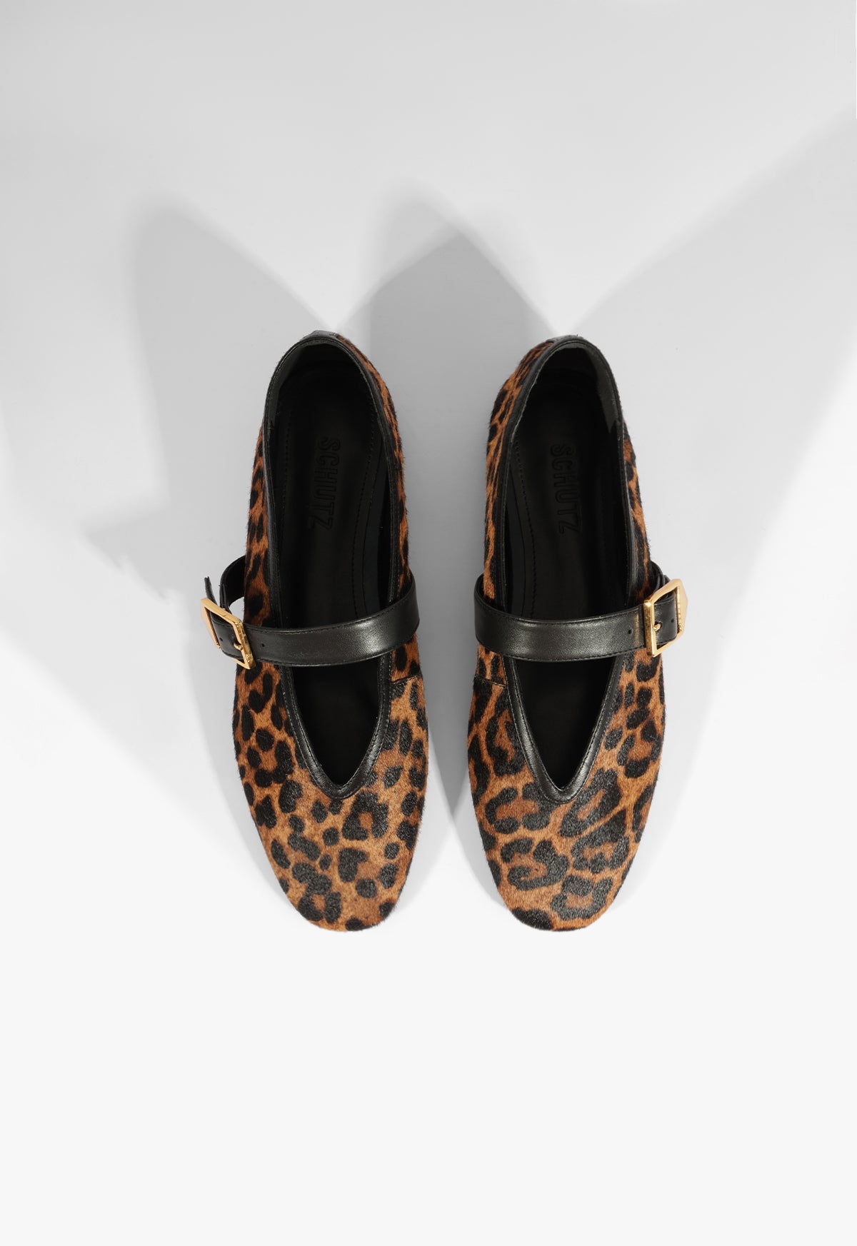 Courtney Buckle Hair Calf Flat