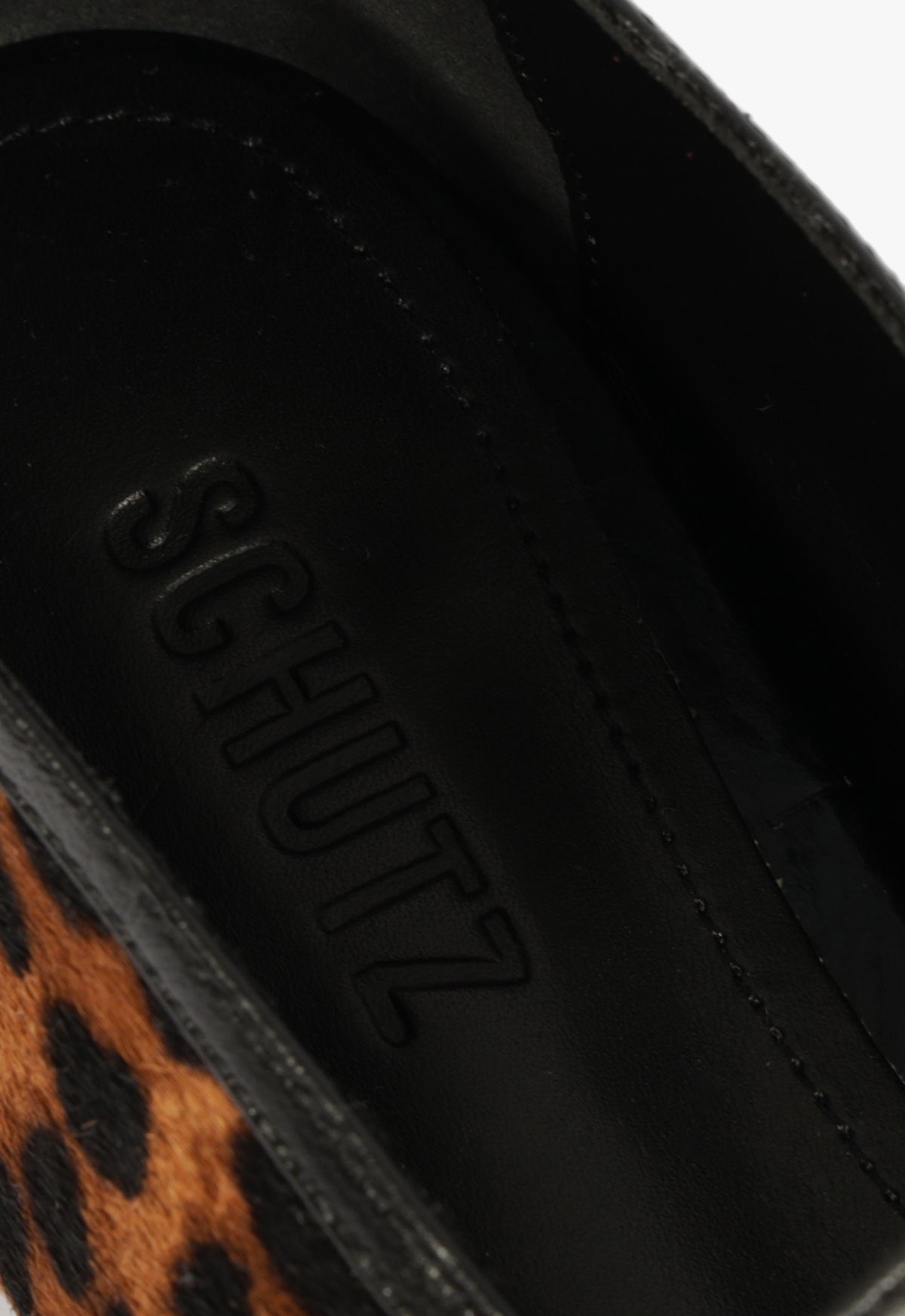 Courtney Buckle Hair Calf Flat