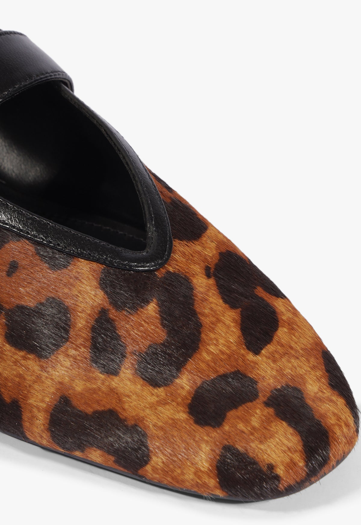 Vick Buckle Calf Hair Ballet Flat