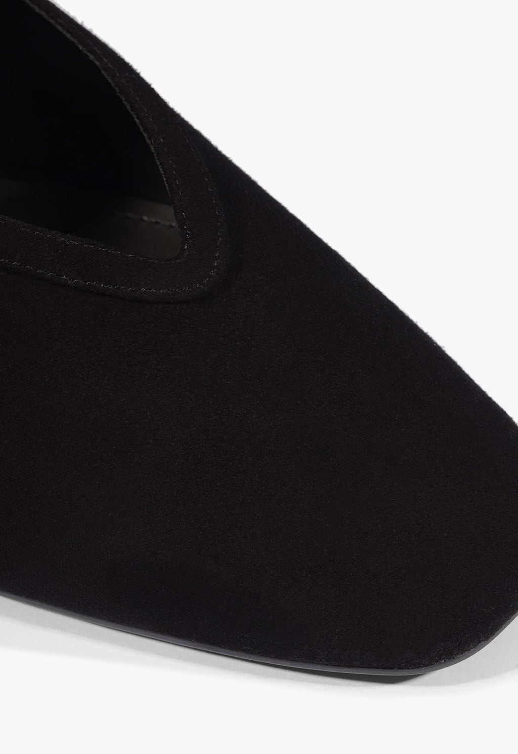 Vick Buckle Suede Ballet Flat