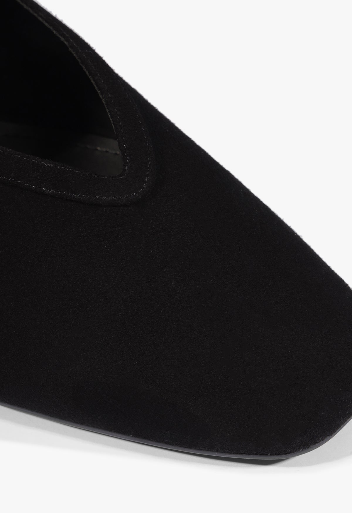 Vick Buckle Suede Ballet Flat