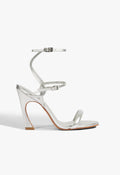 Carly Leather Stiletto Sandal