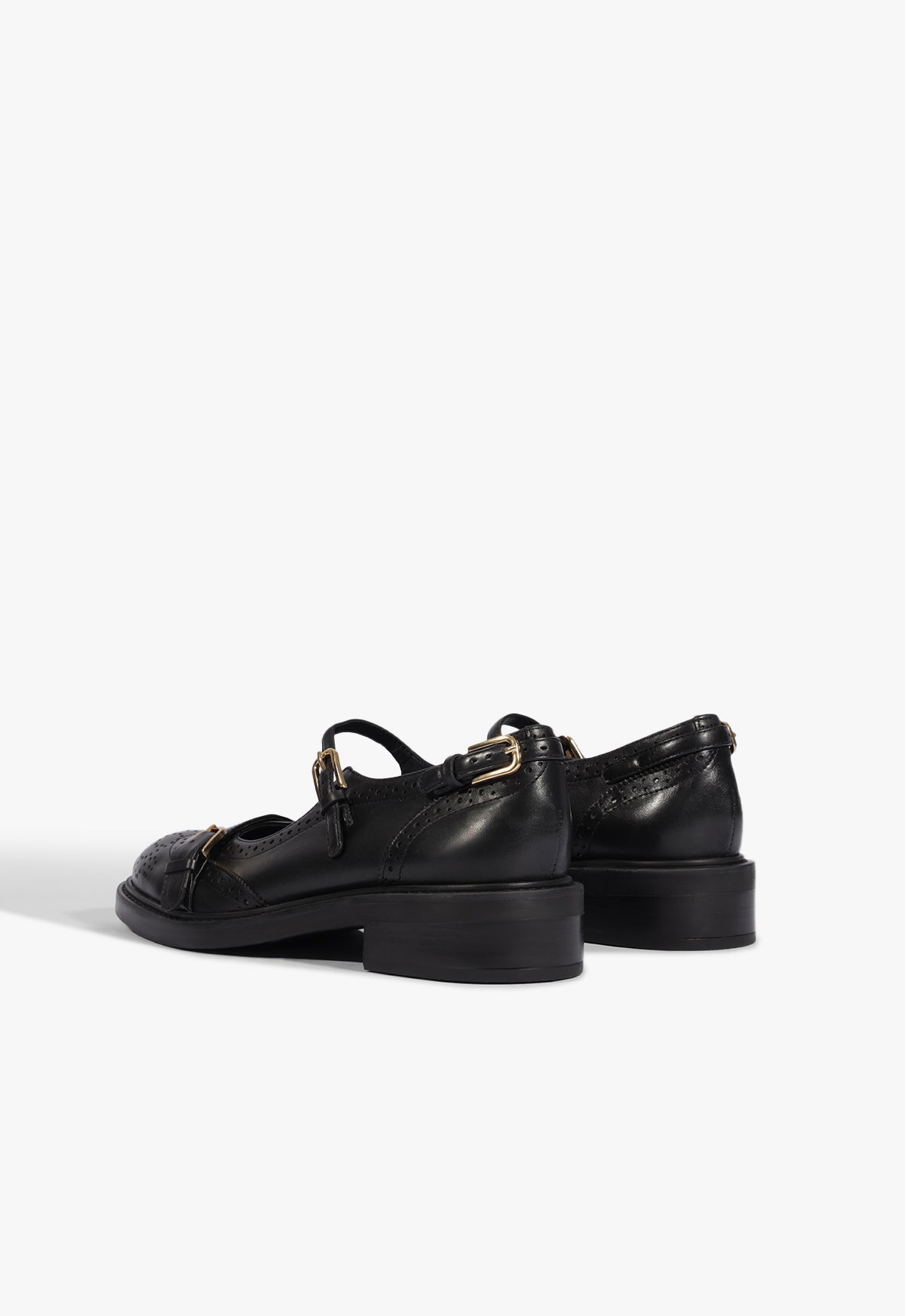 Dafne Leather Flat